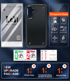 LeYi for Galaxy A54-5G Phone Case, with Screen Protector for Women, Dual Layer Protective Hard PC Back & Soft Bumper Resilient Shock Absorb Case for Samsung A54 Case
