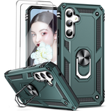 LeYi for Samsung Galaxy A54 5G Phone Case: with Slide Camera Cover and Screen Protector, [Military-Grade] Cellphone Case Cover with Magnetic Ring Kickstand for Samsung A 54