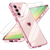 LeYi for Samsung Galaxy A57 5G Case: with Tempered Glass Screen Protector [2 Pcs]+ Full Camera Lens Protection
