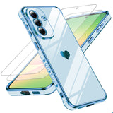 LeYi for Samsung Galaxy A57 5G Case: with Tempered Glass Screen Protector [2 Pcs]+ Full Camera Lens Protection