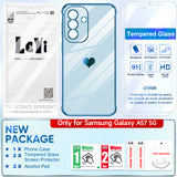 LeYi for Samsung Galaxy A57 5G Case: with Tempered Glass Screen Protector [2 Pcs]+ Full Camera Lens Protection