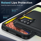 LeYi for Samsung-Galaxy-A71-5G Case with Screen Protector X1, Samsung Galaxy A71 5G Case 3 in 1 Rugged Shockproof Android Cover Funda A71 5G