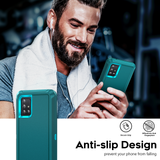 LeYi for Samsung-Galaxy-A71-5G Case with Screen Protector X1, Samsung Galaxy A71 5G Case 3 in 1 Rugged Shockproof Android Cover Funda A71 5G