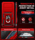 LeYi for Samsung Galaxy S10 Plus-5G Case: with Slide Camera Cover, [Military-Grade] Cellphone Case Cover with Magnetic Ring Kickstand for Samsung Galaxy S10 Plus 5G