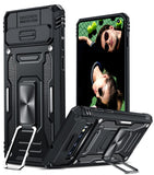 LeYi for Samsung Galaxy S10 Phone Case, with Camera Lens Cover Slider, Ring Stand Holder Military Grade Protective Shockproof Armour Cover for Samsung S10