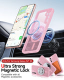 LeYi for S21 Phone case: Samsung S21 Case [MagSafe Fit] & Camera Bump Protection, Slim Frosted Translucent Soft-Touch para Samsung Galaxy S21 Case, Black