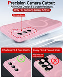 LeYi for S21 Phone case: Samsung S21 Case [MagSafe Fit] & Camera Bump Protection, Slim Frosted Translucent Soft-Touch para Samsung Galaxy S21 Case, Black