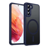 LeYi for S21 Phone case: Samsung S21 Case [MagSafe Fit] & Camera Bump Protection, Slim Frosted Translucent Soft-Touch para Samsung Galaxy S21 Case, Black