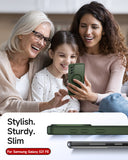 LeYi for Samsung Galaxy S21-FE Case: Samsung S21 FE Phone Case [Magnet Fit] with [1 Packs] Screen Protector, Raised Camera Guard Slim Matte Translucent Smooth Soft-Touch Funda para S21 FE