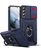 LeYi for Samsung S21 Plus Case: with Slide Camera Cover and Screen Protector, [Military-Grade] Cellphone Case Cover with Magnetic Ring Kickstand for Samsung S21 Plus