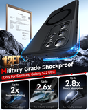LeYi for Samsung Galaxy S22-Ultra Case: Compatible with Mag-Safe, Military-Grade Matte Translucent Soft-Touch Skin Funda para S22Ultra S 22 Edge
