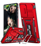 LeYi for Samsung Galaxy S22 Ultra Phone Case, with Camera Lens Cover Slider, Ring Stand Holder Military Grade Protective Shockproof Armour Cover for Samsung S22 Ultra