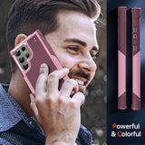 LeYi for Samsung Galaxy S23 Ultra Case Dual Layer Protective Hard PC Back & Soft Bumper Resilient Shock Absorb Case for Samsung S23 Ultra 5G