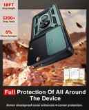 LeYi for Samsung Galaxy S25 Edge Case:Samsung Galaxy S25 Edge Case with Tempered Glass Screen Protector, [Military-Grade] Shockproof Kickstand Funda para