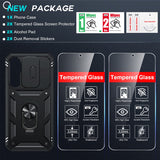 LeYi for Samsung Galaxy S25-FE Case: 2 Packs Screen Protector, Samsung Galaxy S25 FE Phone Case Camera Cover, Military-Grade S25FE Protection