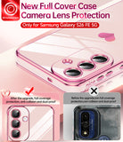 LeYi for Samsung Galaxy S26 FE Case: with Tempered Glass Screen Protector [2 Pcs]+ Full Camera Lens Protection