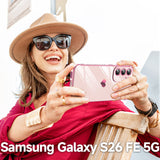 LeYi for Samsung Galaxy S26 FE Case: with Tempered Glass Screen Protector [2 Pcs]+ Full Camera Lens Protection