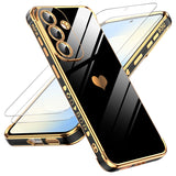 LeYi for Samsung Galaxy S26 FE Case: with Tempered Glass Screen Protector [2 Pcs]+ Full Camera Lens Protection