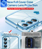 LeYi for Samsung Galaxy S26 FE Case: with Tempered Glass Screen Protector [2 Pcs]+ Full Camera Lens Protection