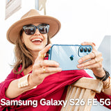 LeYi for Samsung Galaxy S26 FE Case: with Tempered Glass Screen Protector [2 Pcs]+ Full Camera Lens Protection