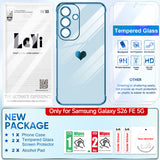 LeYi for Samsung Galaxy S26 FE Case: with Tempered Glass Screen Protector [2 Pcs]+ Full Camera Lens Protection
