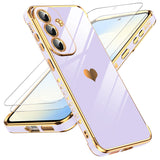 LeYi for Samsung Galaxy S26 FE Case: with Tempered Glass Screen Protector [2 Pcs]+ Full Camera Lens Protection