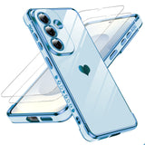 LeYi for Samsung Galaxy S26 Case: with Tempered Glass Screen Protector [2 Pcs]+ Full Camera Lens Protection