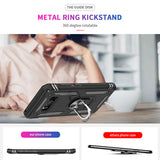 LeYi for Samsung Galaxy S8 Phone Case, Samsung S8 Phone Case with Screen Protector Replacement, Military-Grade Shockproof Magnetic Ring Stand Cell Android Case Cover