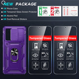 LeYi for Samsung Galaxy S20-FE Phone Case: Samsung S20-FE 5G Case with Screen Protector X 2, Slide Camera Cover with Magnetic Stand, Heavy Duty Shockproof para S20-FE Case for Women Girl