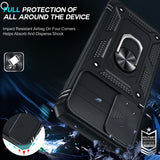 LeYi for Galaxy S21-FE 5G Case: with Screen Protector X 2 & Magnetic Holder Stand, Heavy Duty Protective S21FE Phone Case