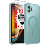 LeYi for Galaxy XCover-7-Pro case: Samsung Galaxy XCover7 Pro case [Magnet Fit] with 2 X Screen Protector & Raised Camera Guard, Slim Frosted Translucent Soft para Samsung XCover 7 Pro Cover