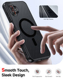 LeYi for Galaxy XCover-7-Pro case: Samsung Galaxy XCover7 Pro case [Magnet Fit] with 2 X Screen Protector & Raised Camera Guard, Slim Frosted Translucent Soft para Samsung XCover 7 Pro Cover