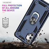 LeYi for Samsung Galaxy A32 Phone Case, Samsung A32 Phone Case with Glass Screen Protector Replacement, Military-Grade Shockproof Magnetic Ring Stand Cell Android Case Cover