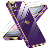 LeYi for iPhone 11 Case: with Tempered Glass Screen Protector [2 Pcs]+ Full Camera Lens Protection