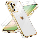 LeYi for Samsung Galaxy A56 5G Case: with Tempered Glass Screen Protector [2 Pcs]+ Full Camera Lens Protection