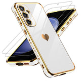 LeYi for Samsung Galaxy S23 FE 5G Case: with Tempered Glass Screen Protector [2 Pcs]+ Full Camera Lens Protection