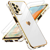 LeYi for Samsung Galaxy A23 5G Case: with Tempered Glass Screen Protector [2 Pcs]+ Full Camera Lens Protection