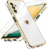 LeYi for Samsung Galaxy A13 5G Case: with Tempered Glass Screen Protector [2 Pcs]+ Full Camera Lens Protection