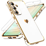 LeYi for Samsung Galaxy S25 FE 5G Case: with Tempered Glass Screen Protector [2 Pcs]+ Full Camera Lens Protection