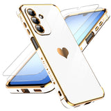 LeYi for Samsung Galaxy A17 5G Case: with Tempered Glass Screen Protector [2 Pcs]+ Full Camera Lens Protection
