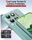LeYi for Moto Edge 2026 Case: Compatible with Mag-Safe, Military-Grade Matte Translucent Soft-Touch Skin Funda para moto edge 2026