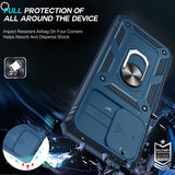 LeYi for Samsung Galaxy A33 5G Phone Case: Samsung Galaxy A33 Case with 2 Tempered Glass Screen Pro Maxtector, Slide Camera Cover, Ring Stand Holder, Heavy Duty Shockproof para Samsung Galaxy A33 Cover for Women Girl
