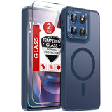 LeYi for Moto G-Stylus-2025 Case: Motorola G Stylus 2025 Case [Mag-Safe Fit] with 2X Screen Protector, Raised Camera Guard Matte Translucent Slim Translucent para Moto G Stylus 2025 Phone Case