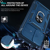 LeYi for Samsung Galaxy A52-5G Phone Case: Samsung A52 5G Case with Screen Protector X 2, Slide Camera Cover with Magnetic Stand, Heavy Duty Shockproof para A 52 Case for Women Girl