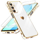 LeYi for Samsung Galaxy A16 5G Case: with Tempered Glass Screen Protector [2 Pcs]+ Full Camera Lens Protection