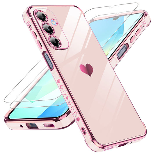 LeYi for Samsung Galaxy A16 5G Case: with Tempered Glass Screen Protector [2 Pcs]+ Full Camera Lens Protection