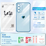 LeYi for Samsung Galaxy A16 5G Case: with Tempered Glass Screen Protector [2 Pcs]+ Full Camera Lens Protection