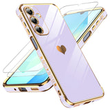 LeYi for Samsung Galaxy A16 5G Case: with Tempered Glass Screen Protector [2 Pcs]+ Full Camera Lens Protection