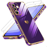 LeYi for Samsung Galaxy A37 5G Case: with Tempered Glass Screen Protector [2 Pcs]+ Full Camera Lens Protection