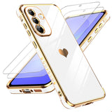 LeYi for Samsung Galaxy A37 5G Case: with Tempered Glass Screen Protector [2 Pcs]+ Full Camera Lens Protection